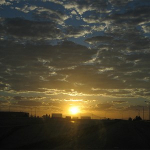 Sunrise from the 405