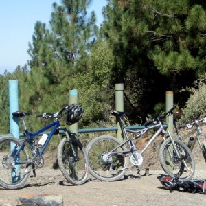 the bikes before trabuco